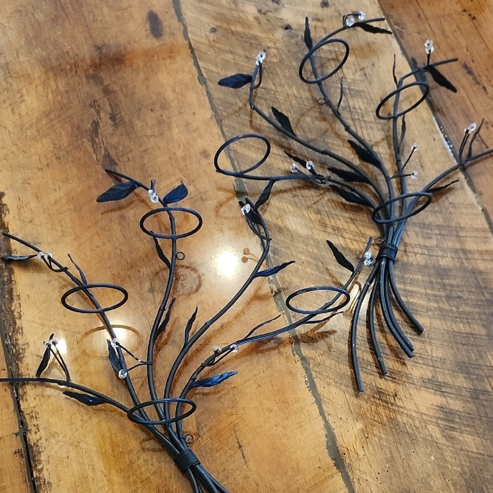 Black Metal Decorative Branches